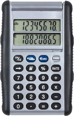 Calculatrice/Convertisseur Franc-Euro avec double affichage